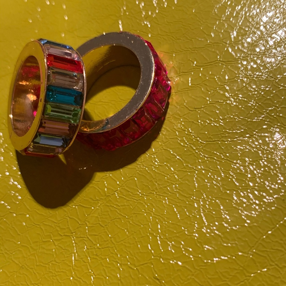 Pink and multicolor ring - Picture 2 of 3